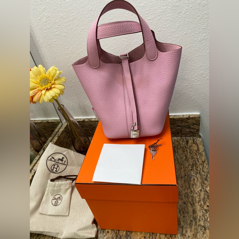 Hermes Picotin 18 PM Bag - Pink